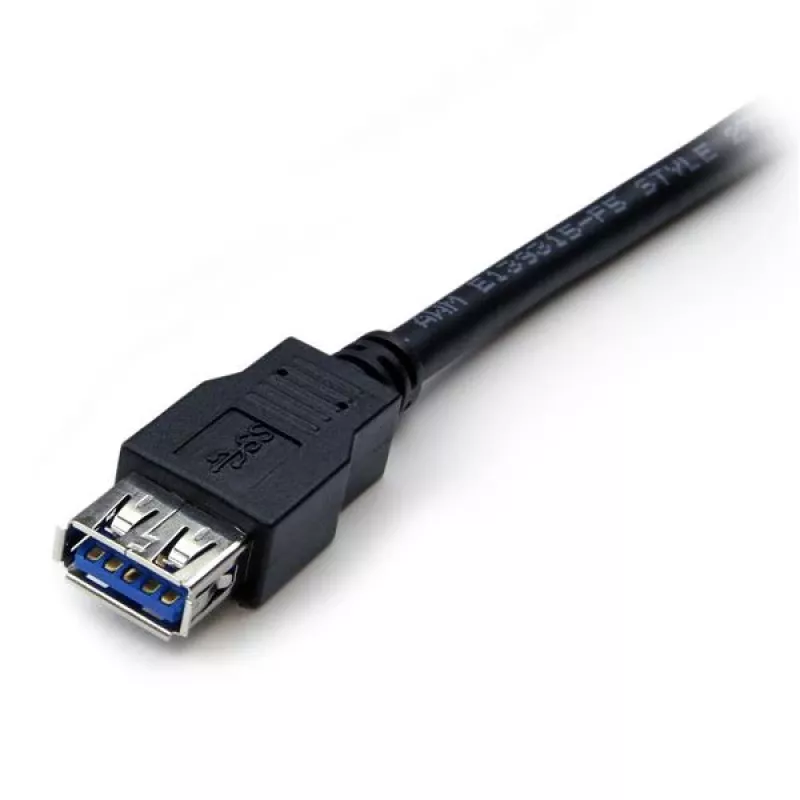 StarTech.com 2m schwarzes SuperSpeed USB 3.0-Verlängerungskabel A auf A – M/F
