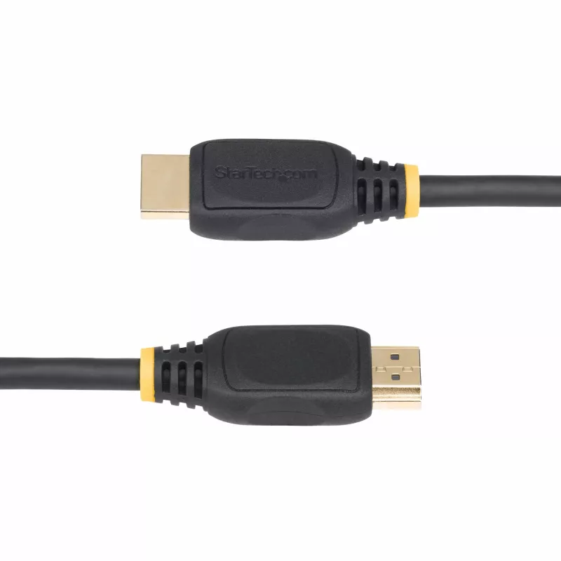 StarTech.com 18 Zoll (0,5 m) HDMI 2.0 Verlängerungskabel, High Speed HDMI Port-Saver-Kabel, 4K 60Hz, HDMI Stecker auf Buchse Verlängerungsadapterkabel, HDMI Verlängerungskabel, M/F