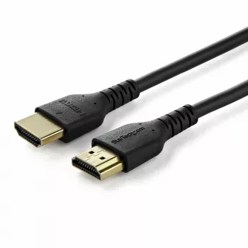 StarTech.com 1,5m schlank HDMI 2.0 Kabel, flexibles Premium-zertifiziertes HDMI-Kabel mit Ethernet, UHD 4K 60Hz HDR10, robustes Aramidfaser-Design mit TPE-Mantel