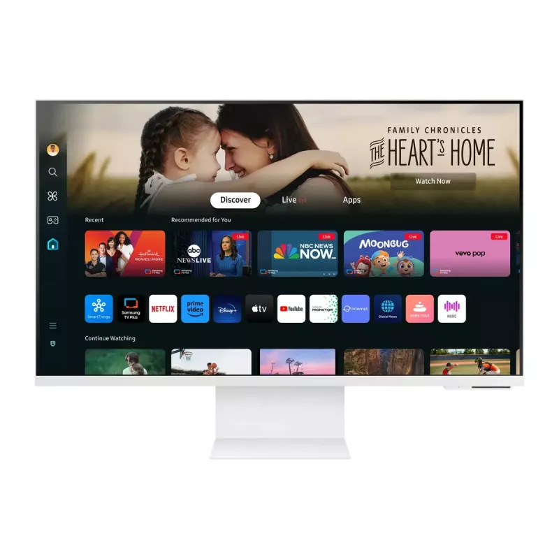 Samsung M80D Computer Monitor 81,3 cm (32 Zoll) 3840 x 2160 Pixel 4K Ultra HD LED Weiß