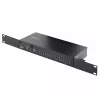 StarTech.com 16-Port Industrial USB 5Gbps Hub mit Netzteil, Metallgehäuse, montierbar, ESD-Schutz, Klemmleisten-Stromversorgung, USB-Ladefunktion, Dual-Host-Umschalter – TAA