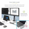 StarTech.com USB-C Triple-Monitor Multiport-Adapter, Dual 4K 60 Hz + 4K 30 Hz HDMI & DisplayPort, 4-Port USB-Hub, 100 W PD Pass-Through, GbE, SD/MicroSD-Kartenleser