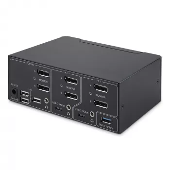 StarTech.com P2CDD143-KVM-SWITCH KVM switch Schwarz