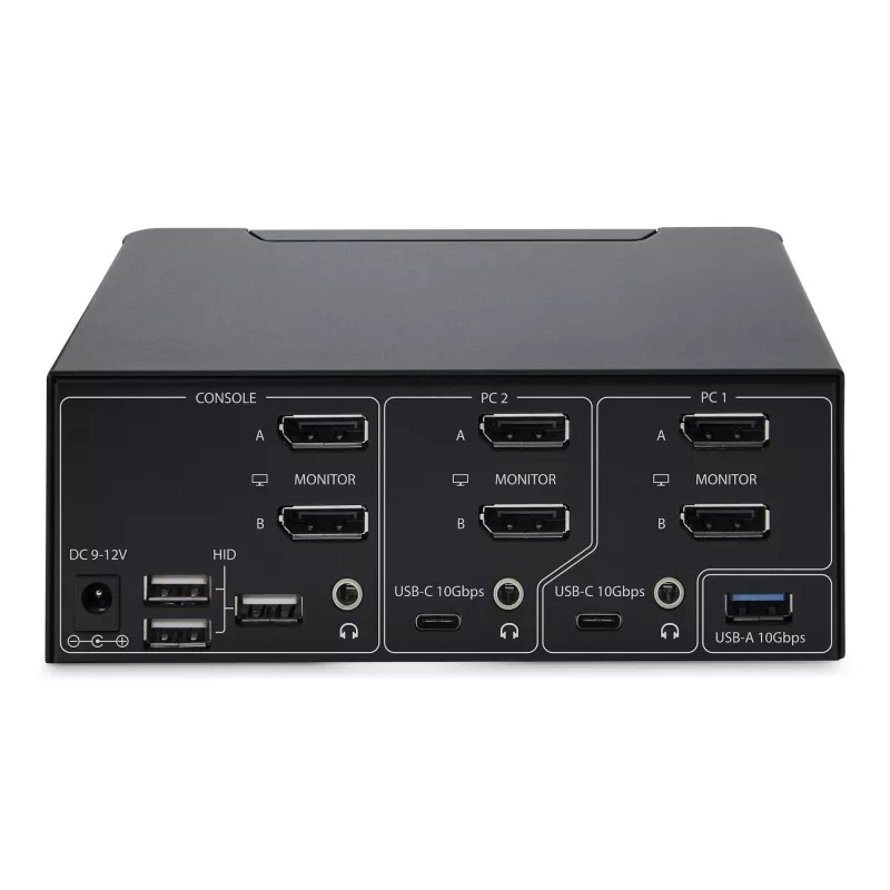 StarTech.com P2CDD143-KVM-SWITCH KVM switch Schwarz