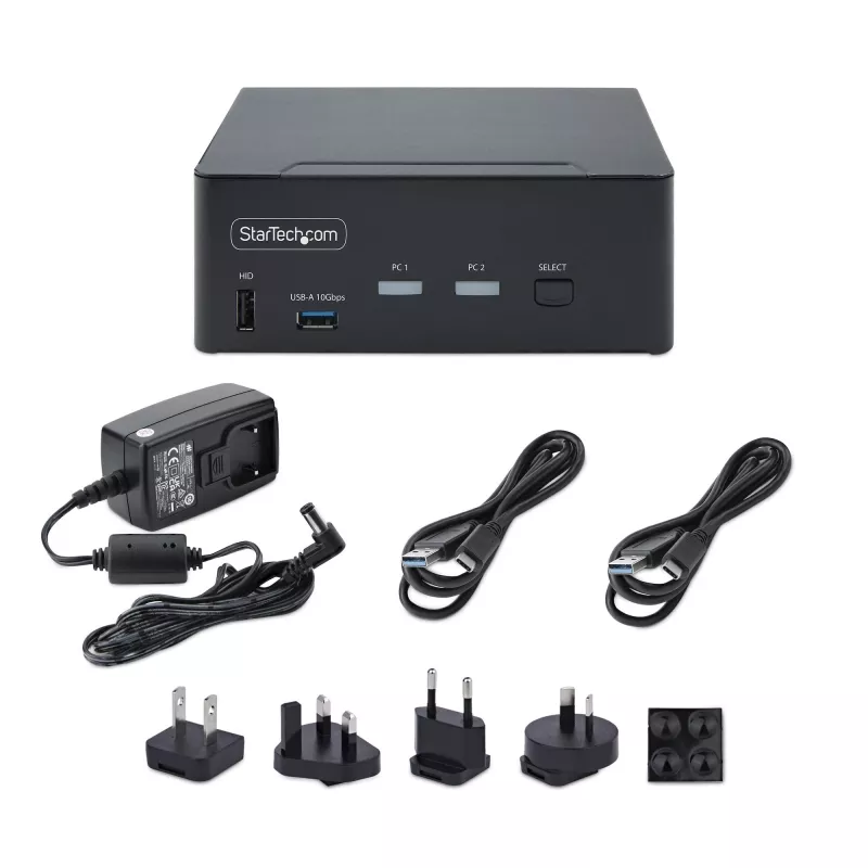 StarTech.com P2CDD143-KVM-SWITCH KVM switch Schwarz