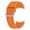 Samsung Sport Band (S/M) für Galaxy Watch 7, Band, Smartwatch, Orange, Samsung, Galaxy Watch7/Watch6/Watch5 Pro/Watch4 Sport, Gummi