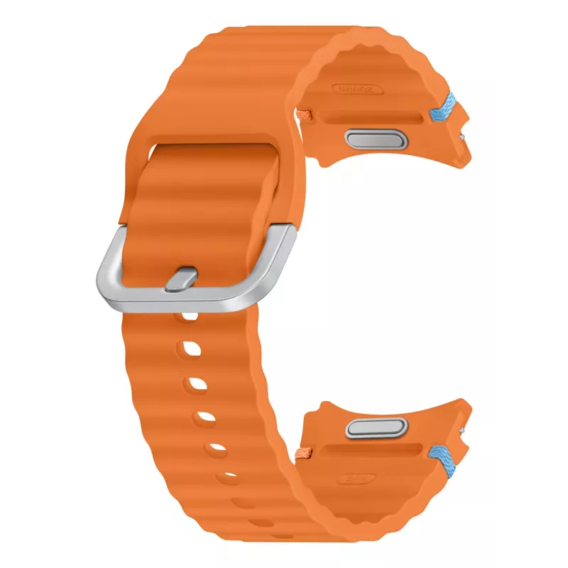 Samsung Sport Band (S/M) für Galaxy Watch 7, Band, Smartwatch, Orange, Samsung, Galaxy Watch7/Watch6/Watch5 Pro/Watch4 Sport, Gummi