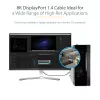 StarTech.com 1ft (30cm) DisplayPort 1.4 Kabel - 8K 60Hz HDR10 - Ultra HD 4K 120Hz Video - DP 1.4 Kabel - Für Monitore/Displays - DisplayPort auf DisplayPort Kabel - M/M