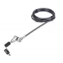 StarTech.com 3-in-1 Universal Laptop Lock 6.6ft (2m), Master Keyed Locking Kabel, Computer Security, Kompatibel w/Noble Wedge®/Nano/K-Slot; Anti-Theft Cut-Resistant Kabel