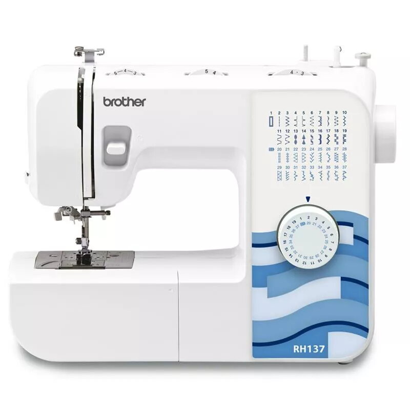 Nähmaschine Brother RH137 — 37 Stichmuster, Stichlänge 4 mm, Stichbreite 5 mm, leicht tragbar