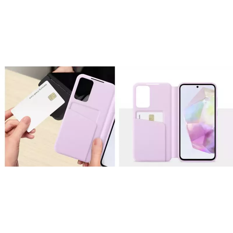 Samsung EF-ZA356 Handyhülle 16,8 cm (6,6 Zoll) Wallet-Hülle Lavendel