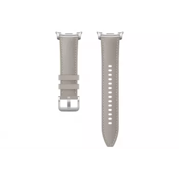 Hybrid-Armband für Samsung Galaxy Watch8, Modell ET-SLL50LJEGEU, Taupe, S/M/L