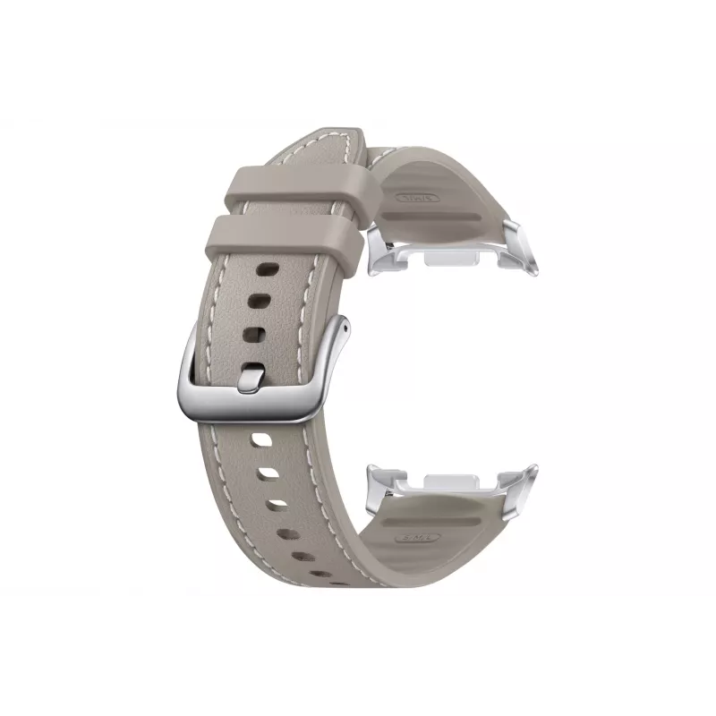 Hybrid-Armband für Samsung Galaxy Watch8, Modell ET-SLL50LJEGEU, Taupe, S/M/L