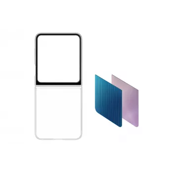 Samsung EF-ZF731CTEGWW Handyhülle 17 cm (6,7 Zoll) Flip Case Transparent