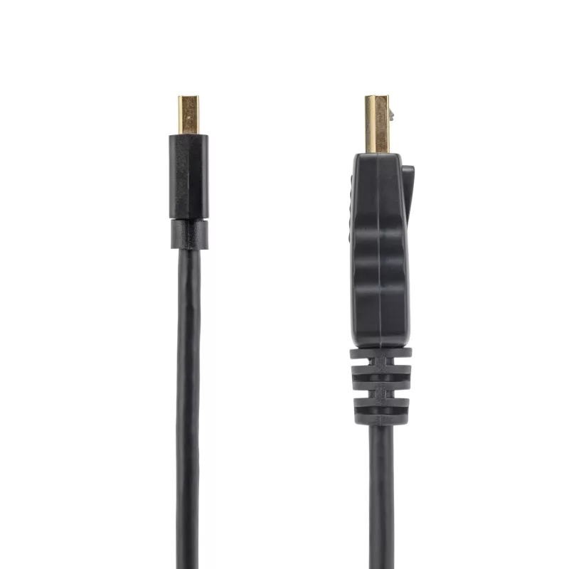 StarTech.com 1,8 m Mini DisplayPort auf DisplayPort 1.2 Kabel – 4K x 2K UHD Mini DisplayPort auf DisplayPort Adapterkabel – Mini DP auf DP Kabel für Monitor – mDP auf DP Konverterkabel