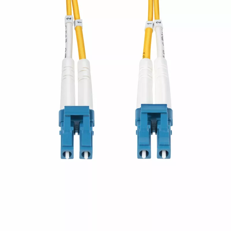 StarTech.com 1m (3.3ft) LC zu LC (UPC) OS2 Singlemode Duplex Glasfaserkabel, 9/125µm, 100G, biegeunempfindlich, geringe Einfügedämpfung – LSZH Glasfaser-Patchkabel