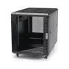 StarTech.com 4-Pfosten 12U Serverschrank, abschließbarer 19-Zoll-Datenschrank für Computer-/AV-/IT-Ausrüstung, Büro-/Heimnetzwerk-Rack mit Rollen & verstellbaren Montageschienen