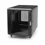 StarTech.com 4-Pfosten 12U Serverschrank, abschließbarer 19-Zoll-Datenschrank für Computer-/AV-/IT-Ausrüstung, Büro-/Heimnetzwerk-Rack mit Rollen & verstellbaren Montageschienen
