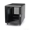 StarTech.com 4-Pfosten 12U Serverschrank, abschließbarer 19-Zoll-Datenschrank für Computer-/AV-/IT-Ausrüstung, Büro-/Heimnetzwerk-Rack mit Rollen & verstellbaren Montageschienen