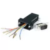 StarTech.com DB9 auf RJ45 Modular-Adapter – M/W, DB-9, RJ-45, Schwarz