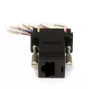 StarTech.com DB9 auf RJ45 Modular-Adapter – M/W, DB-9, RJ-45, Schwarz