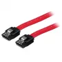 StarTech.com 18in Latching SATA-Kabel, 0,457 m, SATA III, SATA 7-polig, SATA 7-polig, Stecker/Stecker, Rot
