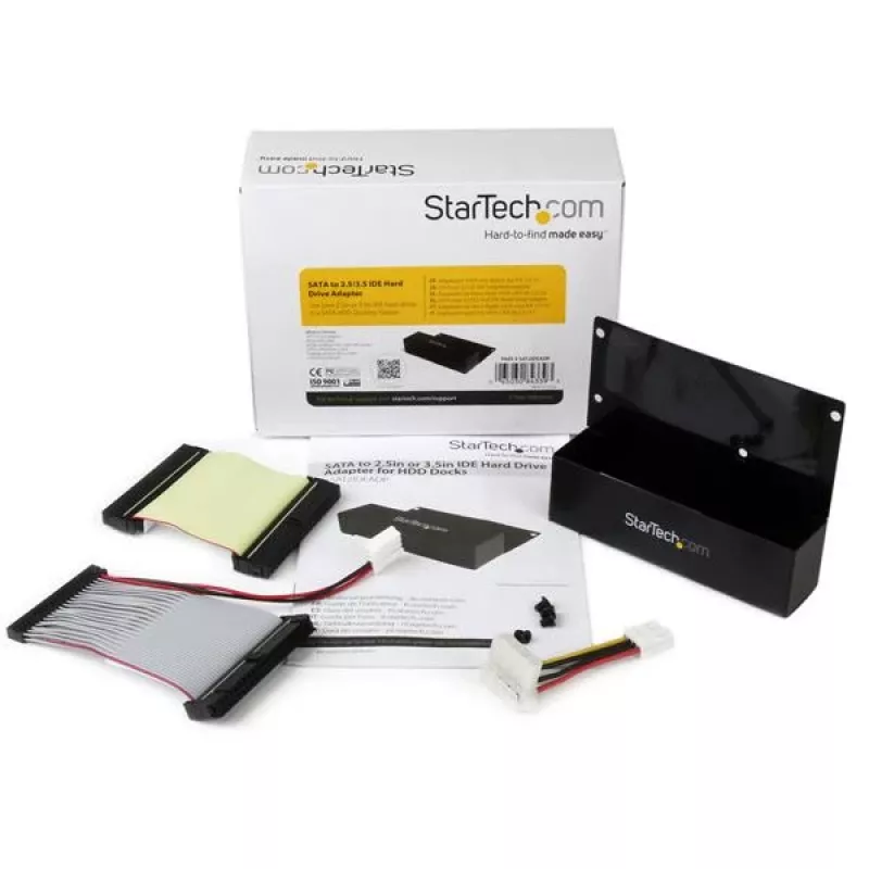 StarTech.com SATA auf 2,5-Zoll- oder 3,5-Zoll-IDE-Festplattenadapter für HDD-Docks