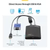 StarTech.com KVM-Konsole-auf-USB-2.0-Tragbarer-Laptop-Crash-Cart-Adapter