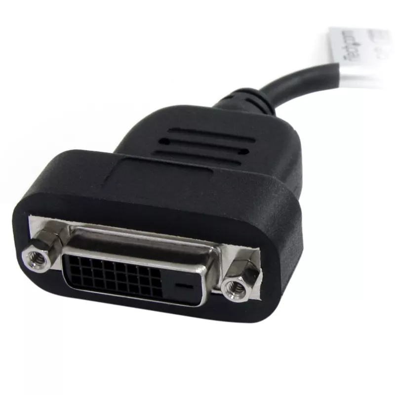 StarTech.com DisplayPort-auf-DVI-Adapter – Aktiver DisplayPort-auf-DVI-D-Adapter/Video-Konverter 1080p – DP 1.2 zu DVI-Monitorkabel-Adapter-Dongle – DP-zu-DVI-Adapter – verriegelbarer DP-Stecker