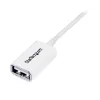 StarTech.com 3 m Weiß USB 2.0-Verlängerungskabel A zu A – M/W