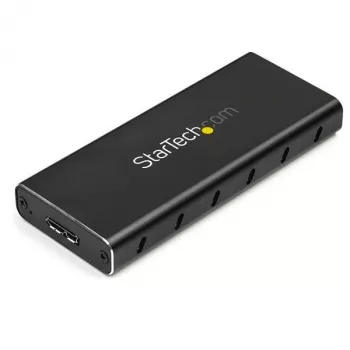 StarTech.com M.2 SSD-Gehäuse für M.2 SATA SSDs - USB 3.1 (10 Gbit/s) mit USB-C-Kabel