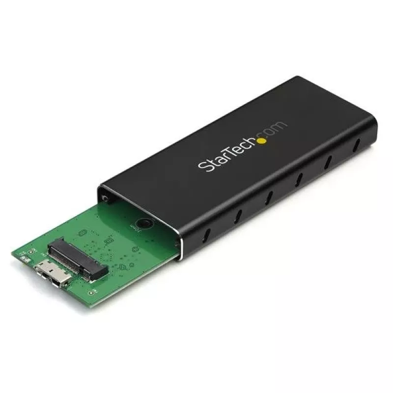StarTech.com M.2 SSD-Gehäuse für M.2 SATA SSDs - USB 3.1 (10 Gbit/s) mit USB-C-Kabel
