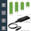 StarTech.com M.2 SSD-Gehäuse für M.2 SATA SSDs - USB 3.1 (10 Gbit/s) mit USB-C-Kabel