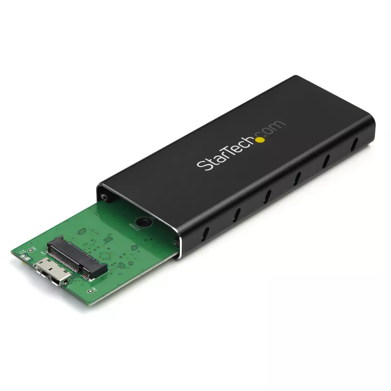 StarTech.com M.2 SSD-Gehäuse für M.2 SATA SSDs - USB 3.1 (10 Gbit/s) mit USB-C-Kabel