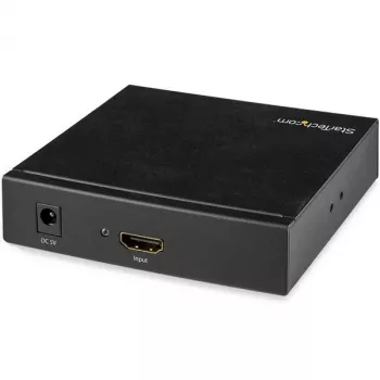 StarTech.com HDMI-zu-Cinch-Konverterbox mit Audio, Aktiver Videokonverter, Schwarz, REACH, FCC, 1920 x 1080 Pixel, 640 x 480,800 x 600,1920 x 1080, 480p, 576p, 720p, 1080p