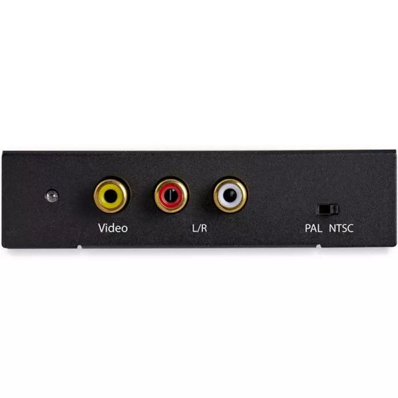 StarTech.com HDMI-zu-Cinch-Konverterbox mit Audio, Aktiver Videokonverter, Schwarz, REACH, FCC, 1920 x 1080 Pixel, 640 x 480,800 x 600,1920 x 1080, 480p, 576p, 720p, 1080p