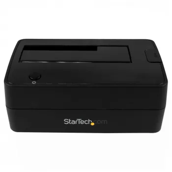 StarTech.com Single Bay USB 3.1 zu SATA Festplatten-Dockingstation, USB 3.1 (10 Gbps) Festplatten-Dock, externe 2,5/3,5 Zoll SATA III HDD/SSD Dockingstation, Top-Loading Festplattenschacht