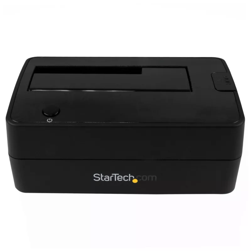 StarTech.com Single Bay USB 3.1 zu SATA Festplatten-Dockingstation, USB 3.1 (10 Gbps) Festplatten-Dock, externe 2,5/3,5 Zoll SATA III HDD/SSD Dockingstation, Top-Loading Festplattenschacht