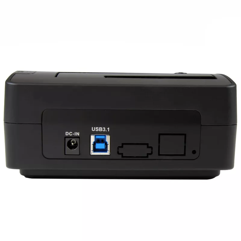 StarTech.com Single Bay USB 3.1 zu SATA Festplatten-Dockingstation, USB 3.1 (10 Gbps) Festplatten-Dock, externe 2,5/3,5 Zoll SATA III HDD/SSD Dockingstation, Top-Loading Festplattenschacht