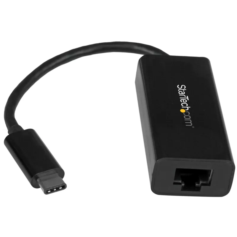 StarTech.com USB-C auf Gigabit Ethernet Adapter - Schwarz