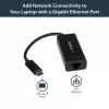 StarTech.com USB-C auf Gigabit Ethernet Adapter - Schwarz