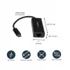 StarTech.com USB-C auf Gigabit Ethernet Adapter - Schwarz