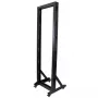 StarTech.com 2-Post 42U Mobiles Open-Frame-Serverrack, Zwei-Pfosten 19-Zoll Netzwerkrack mit Rollen, Fahrbares offenes Rack für AV/Daten/Medien/IT-Ausrüstung, Computerrack für Zuhause/Büro - Laufrollen inklusive
