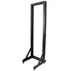 StarTech.com 2-Post 42U Mobiles Open-Frame-Serverrack, Zwei-Pfosten 19-Zoll Netzwerkrack mit Rollen, Fahrbares offenes Rack für AV/Daten/Medien/IT-Ausrüstung, Computerrack für Zuhause/Büro - Laufrollen inklusive