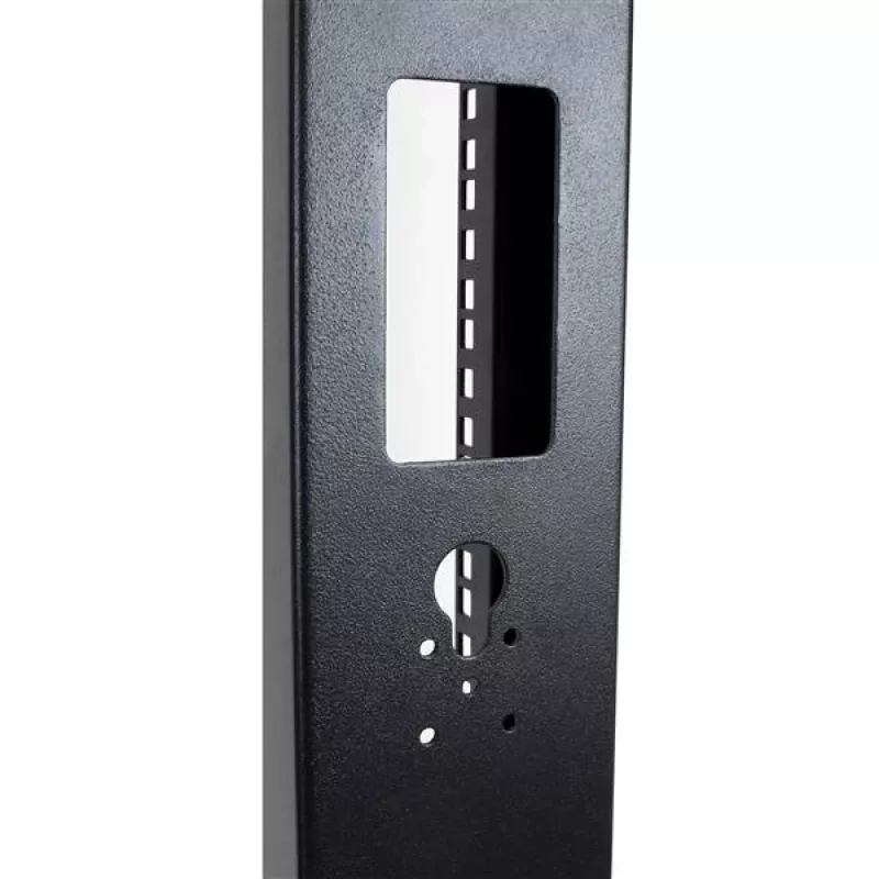 StarTech.com 2-Post 42U Mobiles Open-Frame-Serverrack, Zwei-Pfosten 19-Zoll Netzwerkrack mit Rollen, Fahrbares offenes Rack für AV/Daten/Medien/IT-Ausrüstung, Computerrack für Zuhause/Büro - Laufrollen inklusive