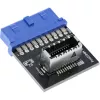 InLine USB 3.0 auf USB 3.1 Frontblenden Key-A Adapter intern