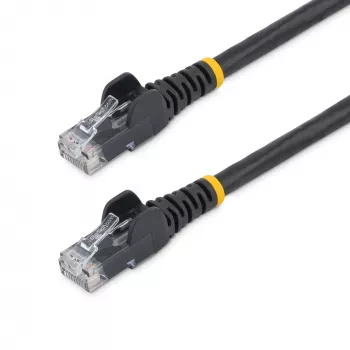 StarTech.com Cat5e Ethernet-Patchkabel mit rastnasenfreien RJ45-Steckern – 10 m, Schwarz