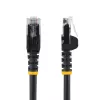 StarTech.com Cat5e Ethernet-Patchkabel mit rastnasenfreien RJ45-Steckern – 10 m, Schwarz
