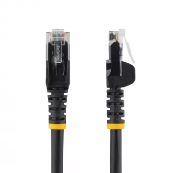 StarTech.com Cat5e Ethernet-Patchkabel mit rastnasenfreien RJ45-Steckern – 10 m, Schwarz