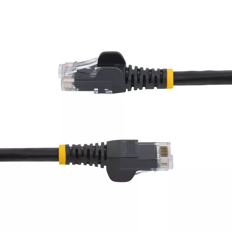 StarTech.com Cat5e Ethernet-Patchkabel mit rastnasenfreien RJ45-Steckern – 10 m, Schwarz